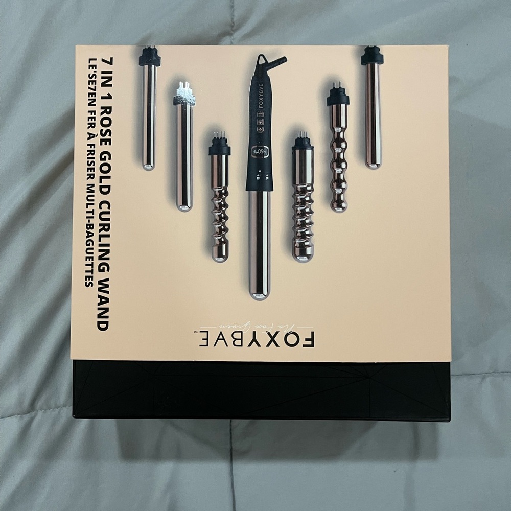 7 IN 1 ROSE GOLD CURLING WAND